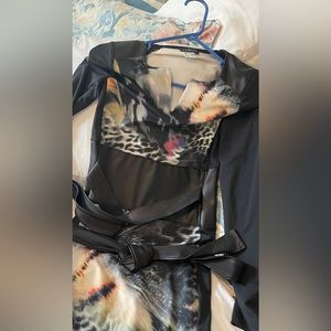 Venus XS Leopard print like new bodycon dress